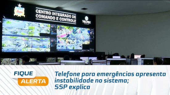 Telefone para emergências apresenta instabilidade no sistema; SSP explica