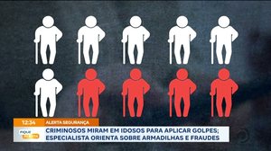Alerta de segurança: Criminosos miram em idosos para aplicar golpes