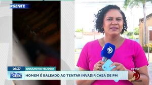 Homem é baleado ao tentar invadir casa de PM