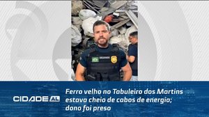 Ferro velho no Tabuleiro dos Martins estava cheio de cabos de energia; dono foi preso