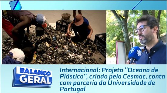 Projeto ''Oceano de Plástico'', criado pelo Cesmac, conta com parceria da Universidade de Portugal