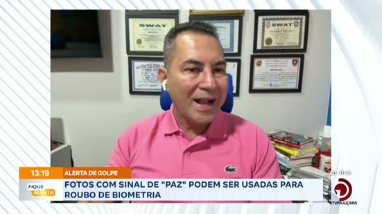 Fotos com sinal de ''paz'' podem ser suadas para roubo de biometria