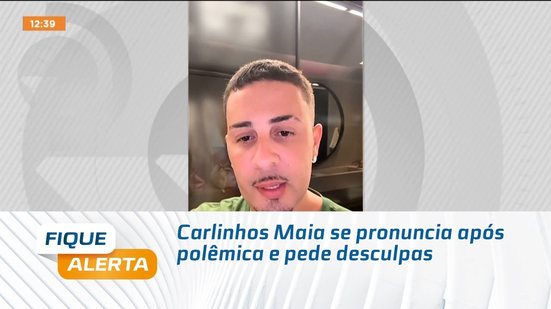 Carlinhos Maia se pronuncia após polêmica e pede desculpas