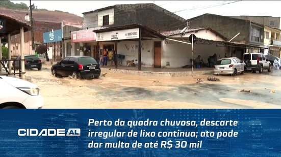 Perto da quadra chuvosa, descarte irregular de lixo continua; ato pode dar multa de até R$ 30 mil