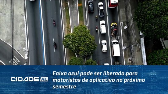 Faixa azul pode ser liberada para motoristas de aplicativo no próximo semestre