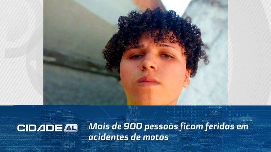 Mais de 900 pessoas ficam feridas em acidentes de motos de janeiro a maio deste ano