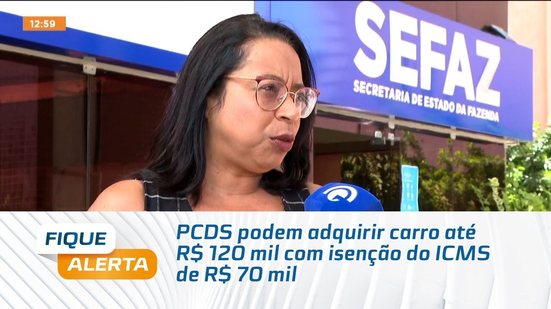 PCDS podem adquirir carro até R$ 120 mil com isenção do ICMS de R$ 70 mil