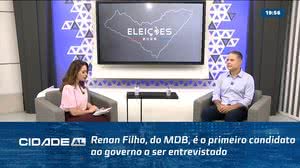 Eleições 2026: Renan Filho,do MDB, é o primeiro candidato ao governo a ser entrevistado no Cidade AL