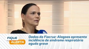 Dados da Fiocruz: Alagoas apresenta incidência de síndrome respiratória aguda grave