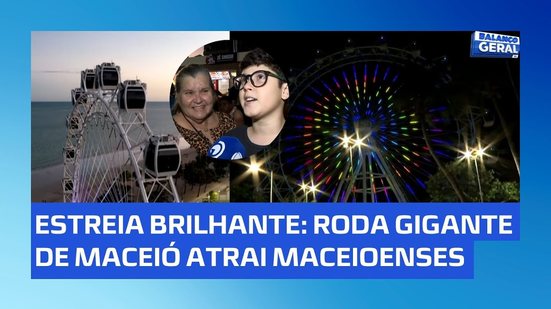 RODA MACEIÓ: Roda gigante atrai centenas de pessoas no fim de semana e maceioenses aprovam!