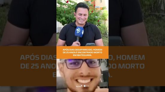 Desaparecimento termina em morte: homem é achado em Ibateguara. #FiqueAlertaAL