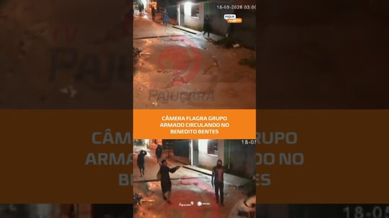 Imagens de homens armados assustam moradores no Benedito Bentes #FiqueAlerta