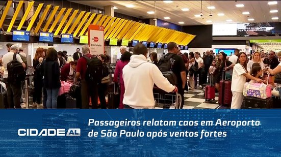 Passageiros relatam caos em Aeroporto de São Paulo após ventos fortes