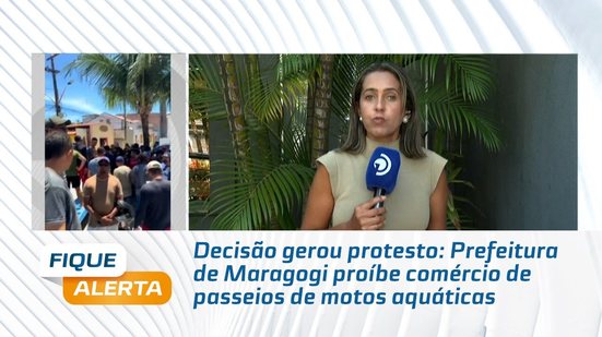 Decisão gerou protesto: Prefeitura de Maragogi proíbe comércio de passeios de motos aquáticas
