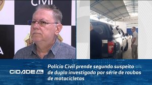 Polícia Civil prende segundo suspeito de dupla investigada por série de roubos de motocicletas