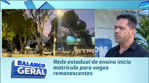 Rede estadual de ensino inicia matrícula para vagas remanescentes