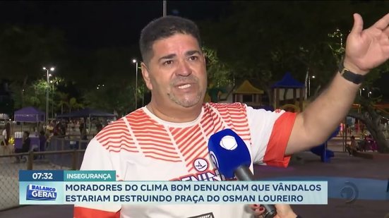 Moradores do Clima Bom denunciam que vândalos estariam destruindo praça no Osman Loureiro