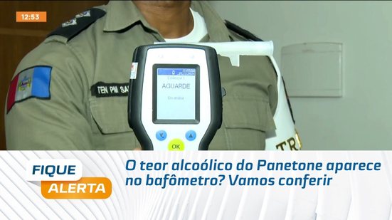 O teor alcoólico do Panetone aparece no bafômetro? Vamos conferir