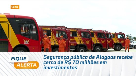 Segurança Pública de Alagoas recebe cerca de R$ 70 milhões em investimentos