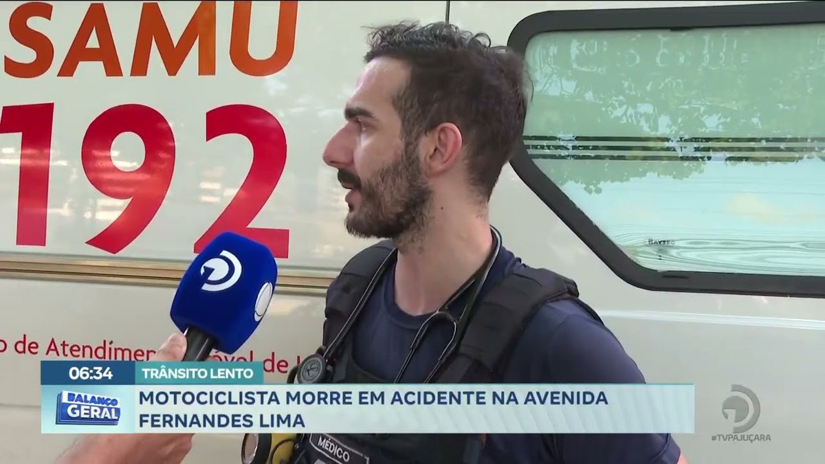 Motociclista morre em acidente na Avenida Fernandes Lima