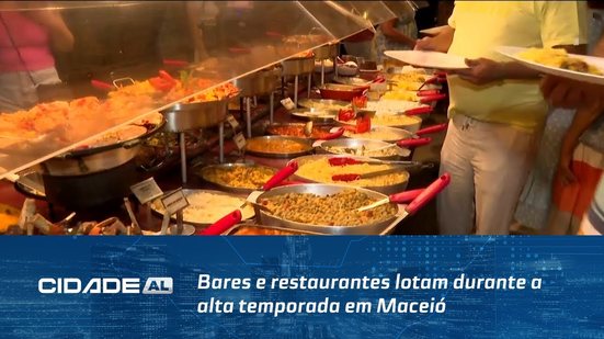 É Verão: Bares e restaurantes lotam durante a alta temporada em Maceió