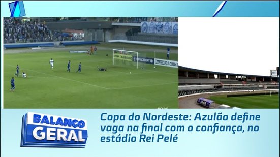 Copa do Nordeste: Azulão define vaga na final com o confiança, no estádio Rei Pelé
