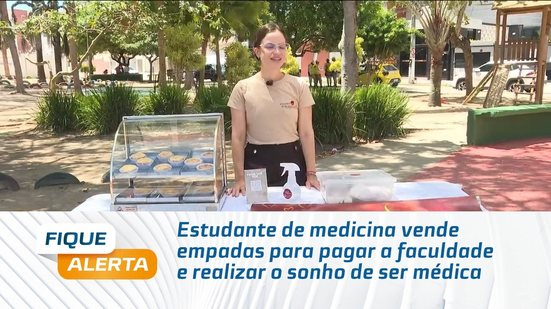 🥟 Estudante vende empadas para pagar Medicina e realizar o sonho de ser médica