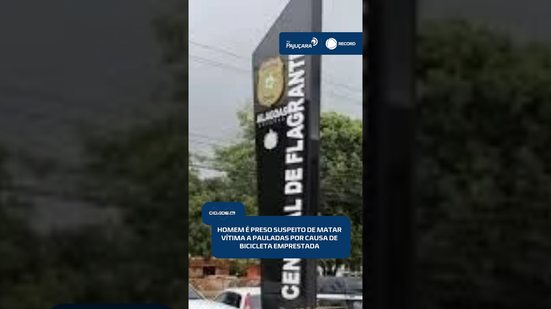 🚨 Homem é preso suspeito de matar vítima a pauladas por causa de bicicleta emprestada | #CidadeAL
