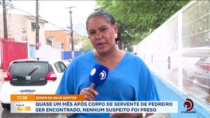 Quase um mês após corpo de servente de pedreiro ser encontrado, nenhum suspeito foi preso