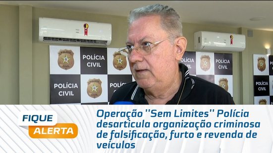 Polícia desarticula organização criminosa de falsificação, furto e revenda de veículos