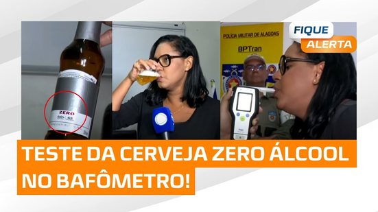 Mônica Ermírio vai tirar a prova da cerveja zero álcool no bafômetro