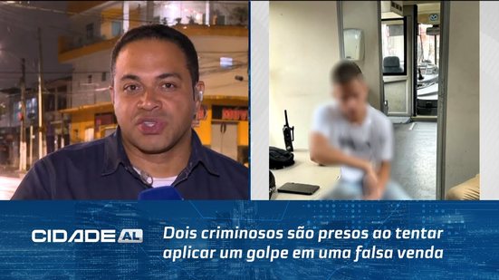 Dois criminosos são presos ao tentar aplicar um golpe em uma falsa venda de imóvel