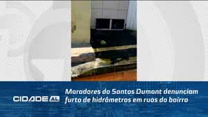 Moradores do Santos Dumont denunciam furto de hidrômetros em ruas do bairro
