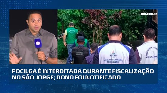 🐖 Fiscalização encontra irregularidades e interdita pocilga no São Jorge