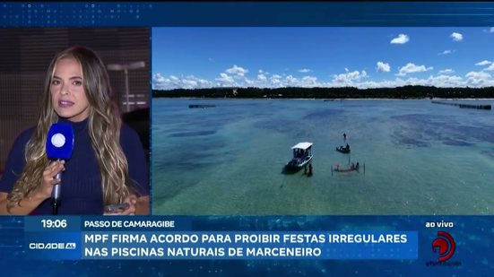 MPF firma acordo para proibir festas irregulares nas piscinas naturais de marceneiro