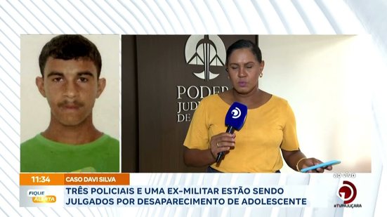 Três policiais e uma ex-militar estão sendo julgados por desaparecimento de adolescente