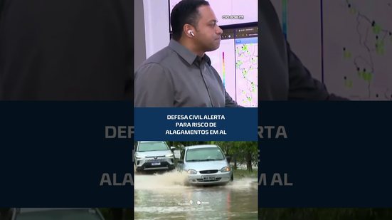 Atenção redobrada: previsão indica chuva e risco de alagamentos no estado #CidadeAL