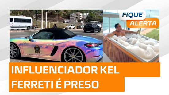 Influenciador Kel Ferreti é preso; esposa está em prisão domiciliar