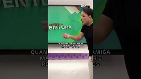 Eu e minha amiga no único dia que o universo deixou dar certo #HoraDoVentura