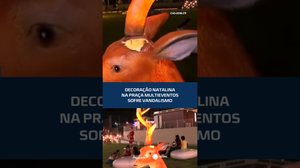 VANDALISMO: decoração natalina da orla sofre ataques de vandalismo em Maceió #CidadeAL