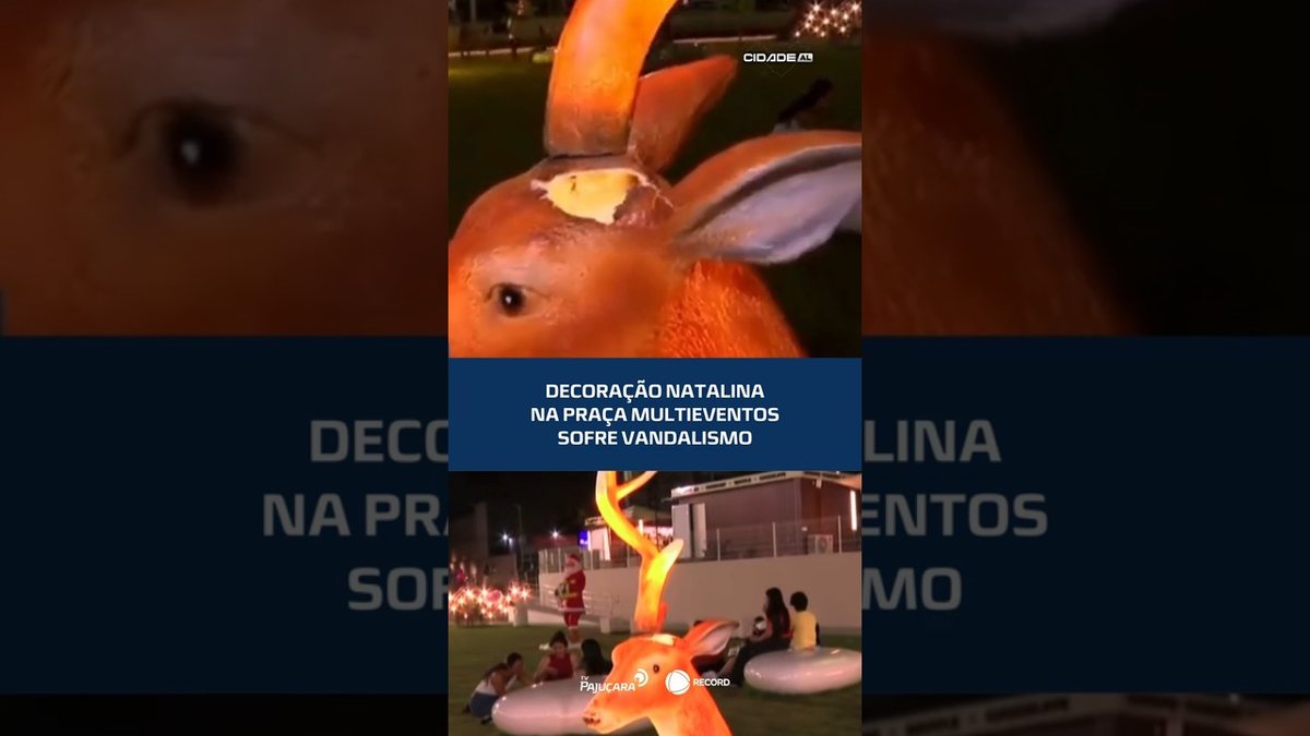 VANDALISMO: decoração natalina da orla sofre ataques de vandalismo em Maceió #CidadeAL