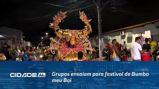 Grupos ensaiam para festival de Bumba meu Boi; evento acontece nos dias 24 e 25 de outubro