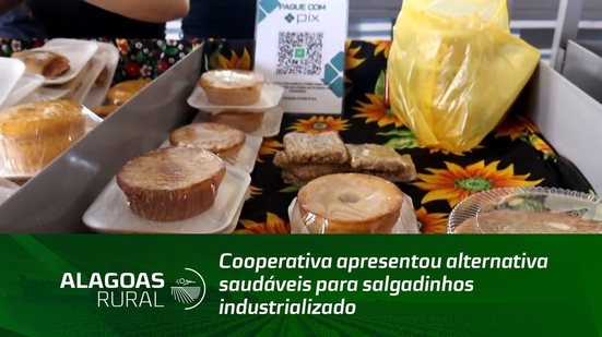 Cooperativa apresentou alternativa saudáveis para salgadinhos industrializado