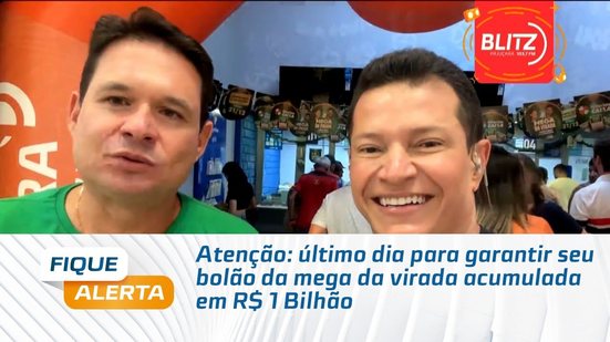 Atenção: último dia para garantir seu bolão da mega da virada acumulada em R$ 1 Bilhão