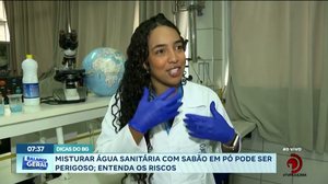Misturar água sanitária com sabão em pó pode ser perigoso; entenda os riscos