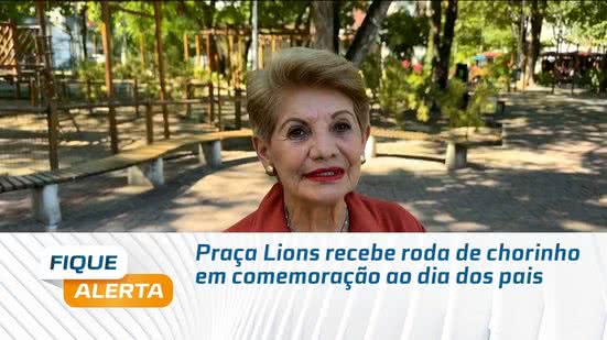 Praça Lions recebe roda de chorinho em comemoração ao dia dos pais