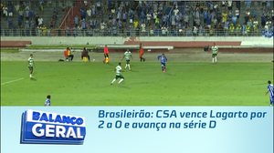Brasileirão: CSA vence Lagarto por 2 a 0 e avança na série D