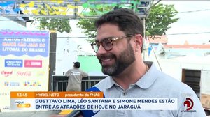 Gustavvo Lima, Léo Santana e Simone Mendes estão entre as atrações de hoje no Jaraguá
