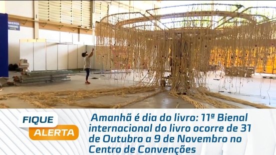 11ª Bienal internacional do livro ocorre de 31 de Outubro a 9 de Novembro no Centro de Convenções