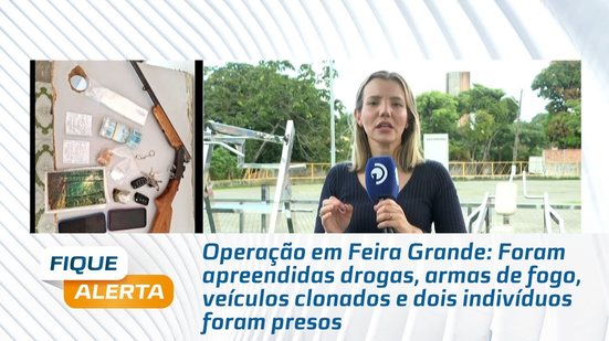 Operação: Foram apreendidas drogas, armas de fogo, veículos clonados e dois indivíduos foram presos